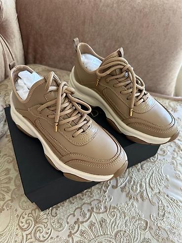 sneakers: Кроссовки, 37, Massimo Dutti, Новый, цвет - Бежевый, Бесплатная доставка — 5