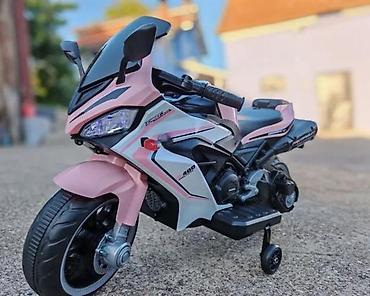 avion igracka za decu: Dečiji električni motor – sportski model sa pomoćnim točkićima - — 9