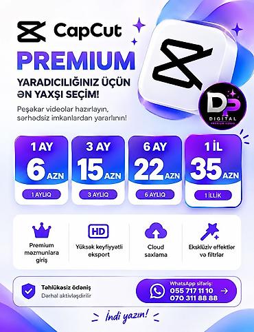 fransiz dili dim pdf: Rəqəmsal xidmətlər paketi – premium abunəliklər və yaradıcılıq — 4