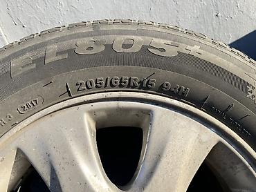 5 110: Колеса в сборе 205 / 65 / R 15, Всесезонная, Б/у, Комплект, Легковые, Литые, отверстий - 5 — 4