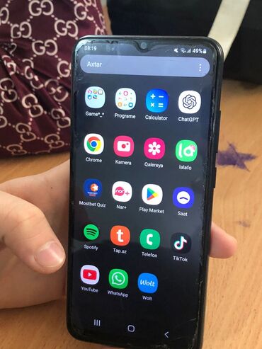 samsung s 10 qiymeti kontakt home: Samsung Galaxy A02 S, 32 GB, rəng - Qara, Face ID, Sensor, Barmaq izi