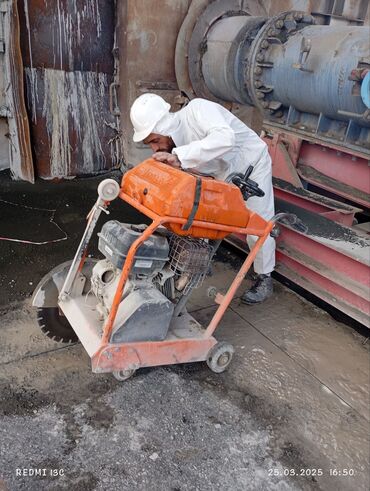 Beton işləri: #Betonkesme #betondeşmə Beton kubik kərpic - dən kəsim deşim — 23