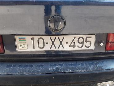 AZ dövlət nömrə nişanı: 10-XX-495 - Format: dövlət standartlarına