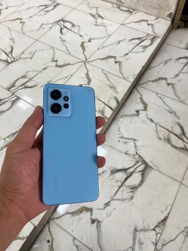 стекло на телефон fly: Redmi Note 12, 256 GB, rəng - Göy, Barmaq izi
