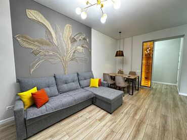 аренда квартир жибек жолу: 2 комнаты, 54 м², Элитка, 4 этаж, Евроремонт