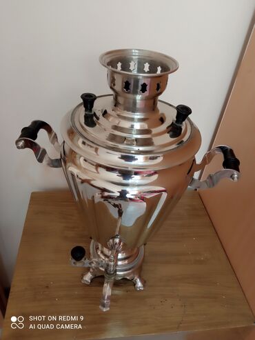 lalafo az samovarlar: İşlənmiş Od Samovar, 5 l, Ünvandan götürmə