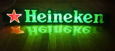 Ostali predmeti za umetnost i kolekcionarstvo: Svetleca reklama HeInEkEn Ispravna reklama poznatog brenda. Poseduje — 4