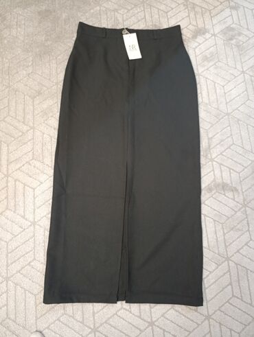 Юбки: Юбка, Модель юбки: Прямая, Макси, Высокая талия, С вырезом — 2