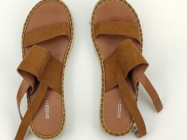 bluzki damskie shein: Sandals for women, 42, H&M, condition - Very good