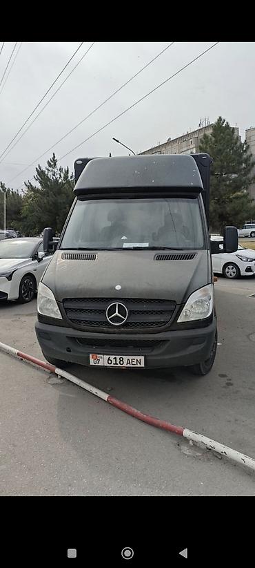спринтер двух скат бартовой: Грузовой фургон Mercedes-Benz Sprinter (черный), бортовой — 1
