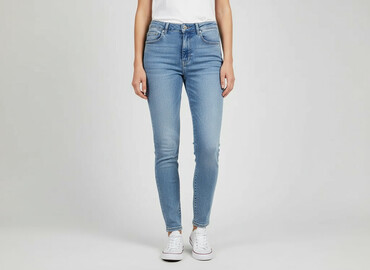 jeans with crosses: Cropp, Jeansy damskie, rozmiar S