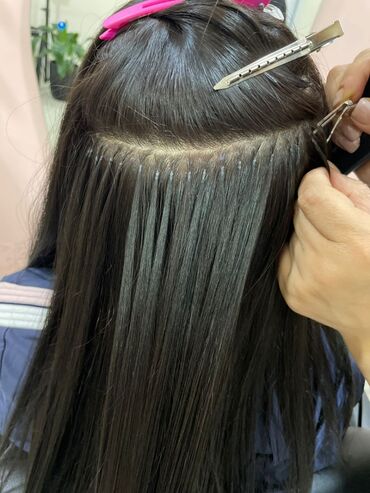 Парикмахеры: Наращивание натуральных волос — от 15 000 с. Сейчас действует — 14