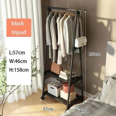 Digər məişət texnikası: Tripod Geyim Askısı 👔 Kod qr16789 Uzun paltar, köynək və şalvar üçün