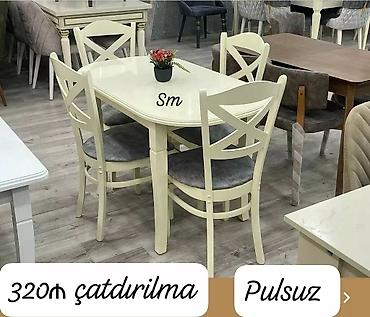 Ev və bağ: *Dəyərli müştərilərimiz ay sonuna kimi stol stul dəstirimiz endirimle — 10