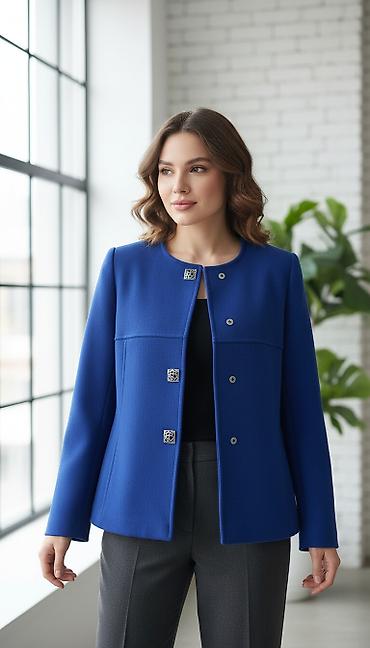 Пиджаки, жакеты: Пиджак, Без воротника, Турция — 1