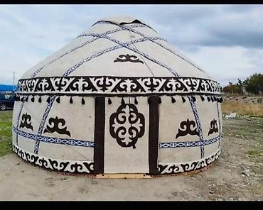 Аренда юрт: Аренда юрты, Каркас Деревянный, 80 баш, С полом, Стулья, Казан — 1