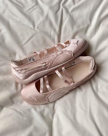балетка puma: Балетки Puma Ballet – сатиново-розовые💕 Очень милые балетки на лето — 1