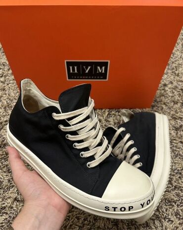 лоро пьяна: Кеды Rick Owens Ramones. Всем салют! Продаю вещи от Rick. Привожу вещи