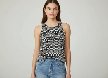 gren day t shirty: H&M Conscious, Women`s top, size M (EU 38)