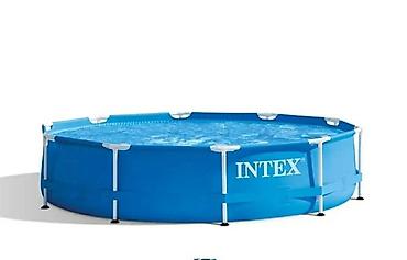 rostilj: INTEX bazen sa metalnom konstrukcijom i filter pumpom 👉Prečnik bazena — 1