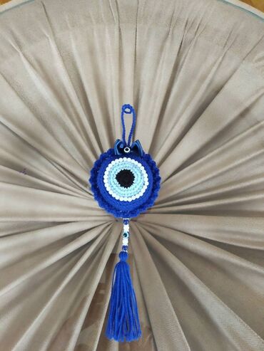 Göz muncuğu: Əl işi, nazar boncugu sifarişlə hazırlanır 5-12 sm ölçüdə . Həm evdə — 8