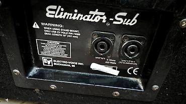 jbl monitor: Bir cüt sub satılır. Qutu original EV eliminatordu. İçi isə original — 2