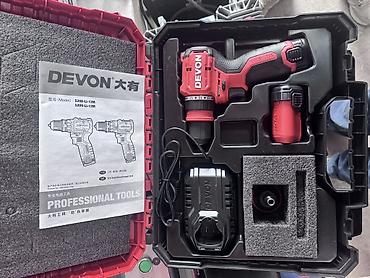 Дрель-шуруповерты: Аккумуляторная дрель-шуруповерт DEVON 12 В (модель 5208-LI-12M / — 2