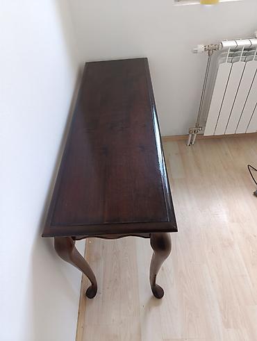 Antique Coat Racks: Drvena zidna polica sa fiokama – retro/klasičan dizajn - Materijal — 8