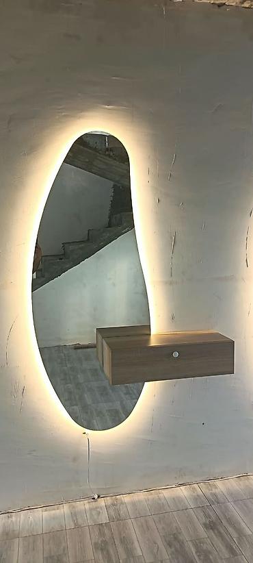 Güzgülər: Güzgü Divar üçün, Dekorativ, Arxa işıqlı — 10