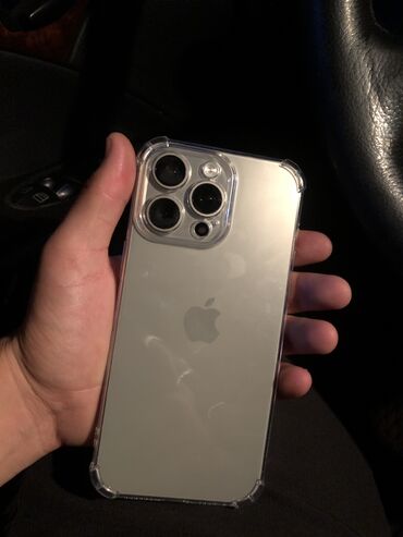 чехлы на айфон 13 про: IPhone 15 Pro Max, Колдонулган, 256 ГБ, Natural Titanium, Коргоочу айнек, Каптама, 89 %