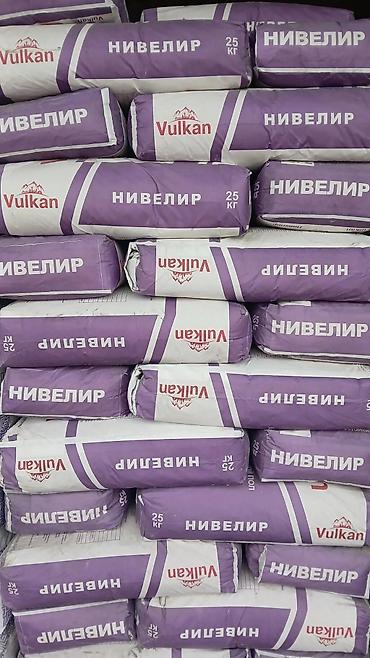 Наливной пол Vulkan «Нивелир», 25 кг - Сухая самовыравнивающаяся lalafo.kg да Наливной пол Vulkan «Нивелир», 25 кг - Сухая самовыравнивающаяся