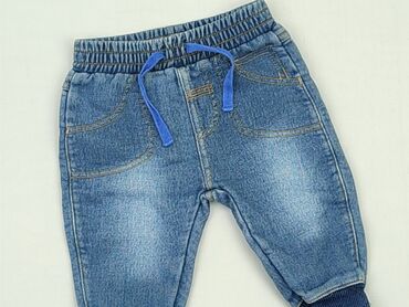 Jeansy: Spodnie jeansowe, 12-18 m, stan - Bardzo dobry