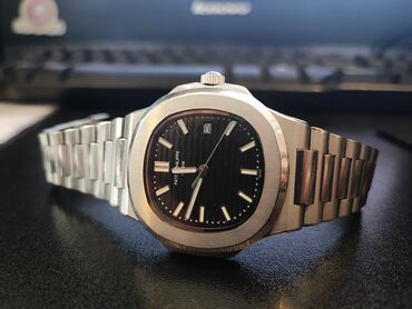 akılı saat: İşlənmiş, Qol saatı, Patek Phillipe, rəng - Gümüşü