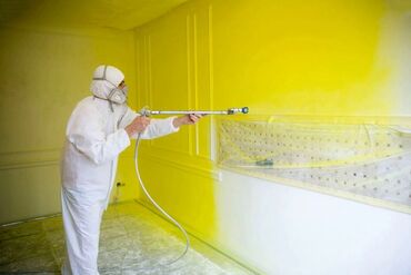 покраска стен водоэмульсионной краской цена за м2: Покраска стен, Покраска потолков, Покраска окон, На масляной основе, На водной основе, Больше 6 лет опыта