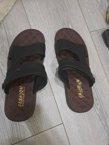 мужской шлепки: Эркектердин сандалийи, 41, Fashion, Жаңы, түсү - Күрөң, Өзү алып кетүү, Акысыз жеткирүү