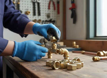 мебельные болты: Набор латунных заглушек с шестигранной головкой. Подходят для