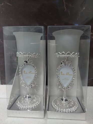 Şamdanlar: Şamdanlar. Yenidir. Sirkon qaşlarla bəzədilib. Çox nadir şamdanlardı -da lalafo.az — 13 Şamdanlar: Şamdanlar. Yenidir. Sirkon qaşlarla bəzədilib. Çox nadir şamdanlardı — 13