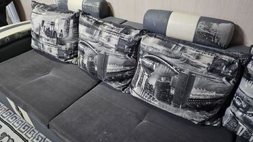 Угловые диваны: Угловой диван, C подушками — 8