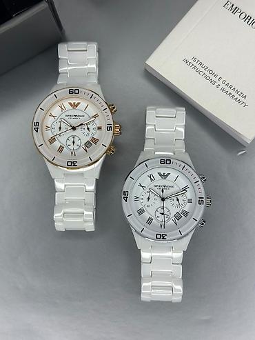 emperio armani: Yeni, Qol saatı, Emporio Armani, rəng - Ağ — 5