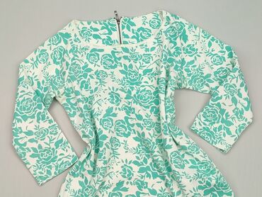 zielone bluzki w kwiaty: Bluzka Damska, M, stan - Dobry