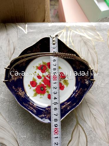demir qapi seyf: Çərəz qabı – Çexiya istehsalı, porselen - Material: yüksək — 2