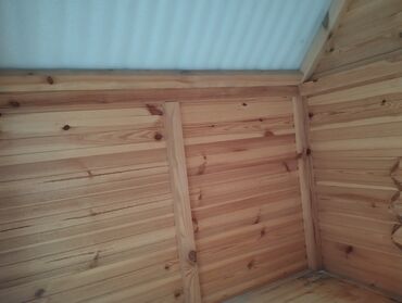 Yuvalar: Taxta it evi - Material: təbii ağacdan yığılma, iç və çöl səthləri — 5