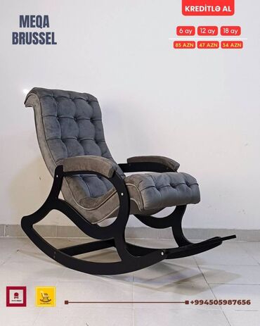 Kreslolar: Yeni, Kreslo-kaçalka, Parça, Kredit var, Şəhərdaxili pulsuz çatdırılma — 2