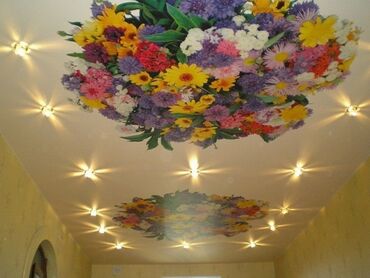 Натяжной потолок: Натяжной потолок Глянцевое, Матовое, 3D потолки — 4