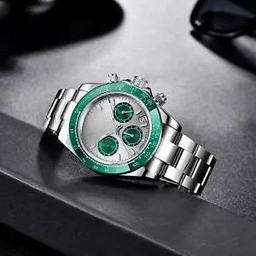 Ručni satovi: PAGANI DESIGN PD-1644 Sport - 40mm - Zelena -Rolex Daytona — 21
