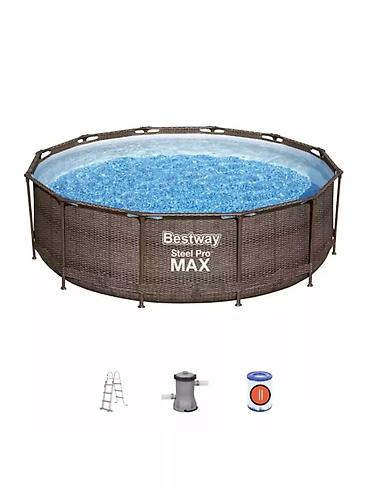 Бассейны: Бассейн ХИТ ЛЕТА — Bestway Steel Pro Max 📌 Артикул: 5614X Большой — 7