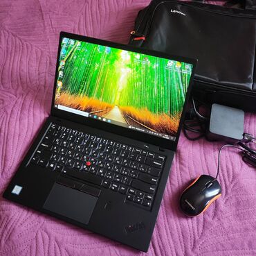 леново синкпад х1: Ультрабук, Lenovo, 8 ГБ ОЗУ, Intel Core i7, 14 ", Б/у, Для работы, учебы, память NVMe SSD