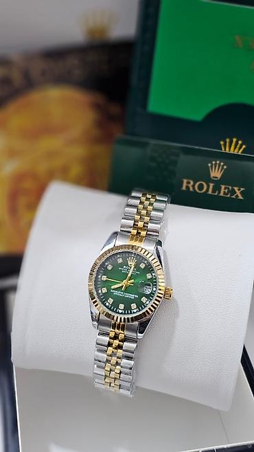 Aksesuarlar: Yeni, Qol saatı, Rolex, rəng - Yaşıl — 5