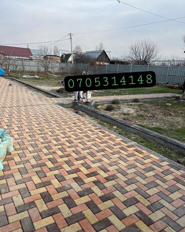 Брусчатка кирпич: Брусчатка кирпич, Для парковки, Бетонная, Литая, Новый, Гарантия, Бесплатный выезд, Укладка — 12