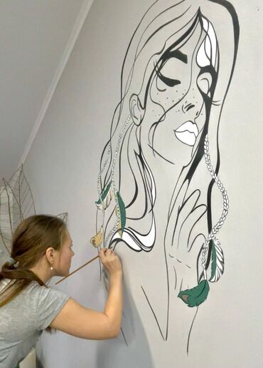 QAZ: Divar rəsimlərinin çəkilməsi🎨 Qiymət rəsmə və onun ölçüsünə uyğun